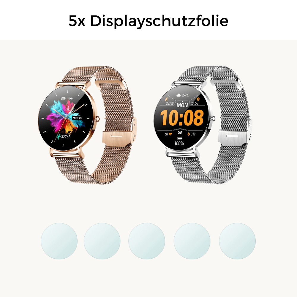5x Displayschutzfolie - California Smartwatch